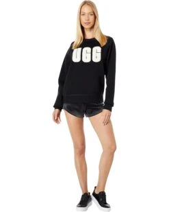 UGG Madeline Fuzzy Logo Crew Neck T-Shirt | Hoodies & Sweatshirts -The Cozy Boot 613CZZTi5lL. AC SR736920