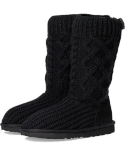 UGG Kids Classic Cardi Cabled Knit (Toddler/Little Kid) | Boots
