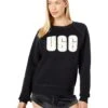 UGG Madeline Fuzzy Logo Crew Neck T-Shirt | Hoodies & Sweatshirts