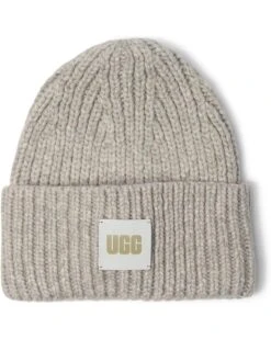 Chunky Rib Beanie with UGG Logo | Hats -The Cozy Boot 71Tmq1eZ2WL. AC SR736920