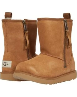 UGG Kids Classic Short Dual Zip II (Toddler/Little Kid/Big Kid) | Boots